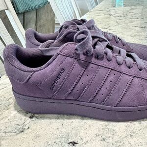 Adidas Purple Superstar Sneakers